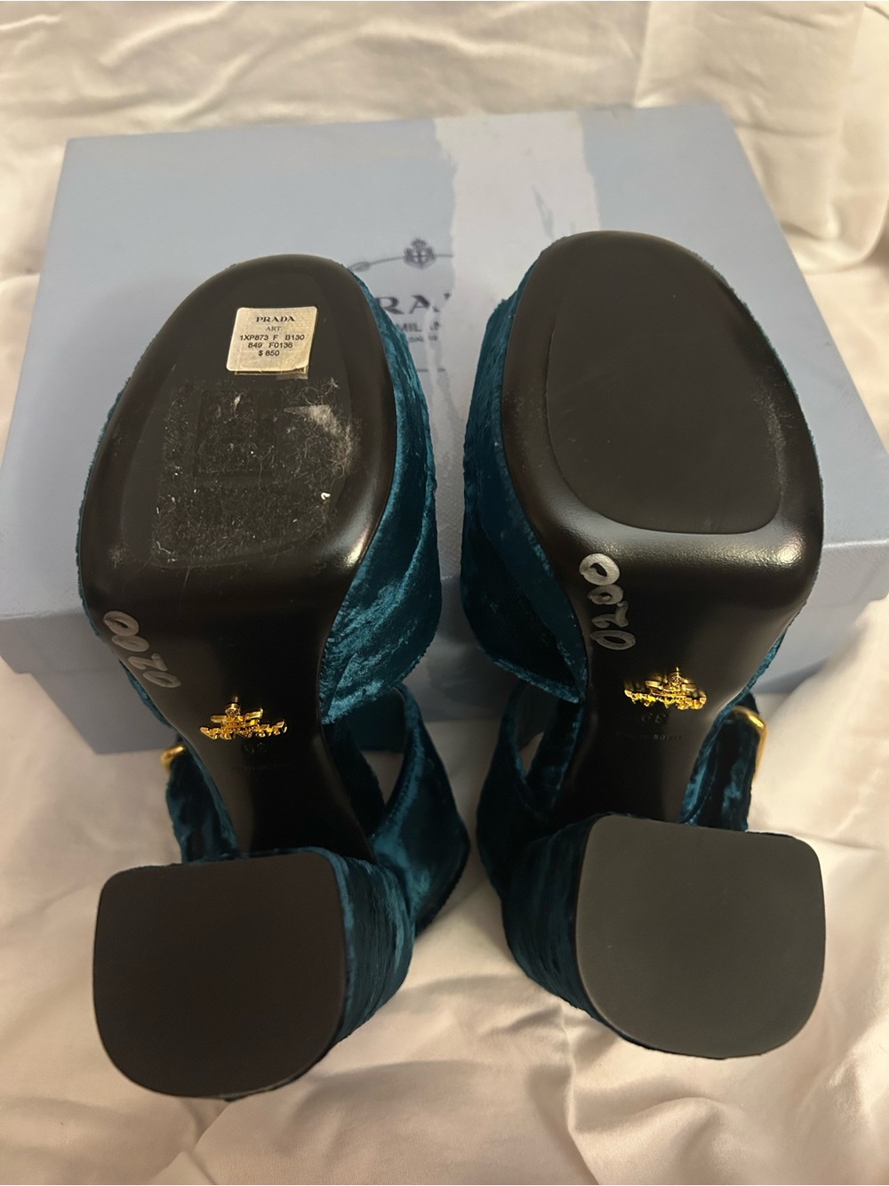 PRADA PLATFORM HEELS - Picture 5 of 8